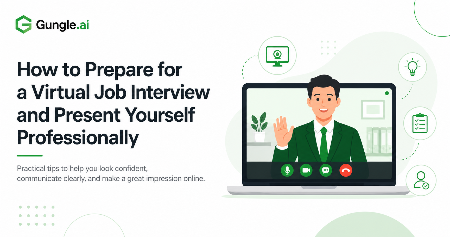 How to Prepare for a Virtual Job Interview and Present Yourself Professionally