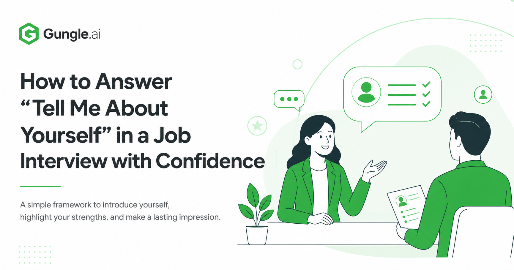 How to Answer “Tell Me About Yourself” in a Job Interview with Confidence